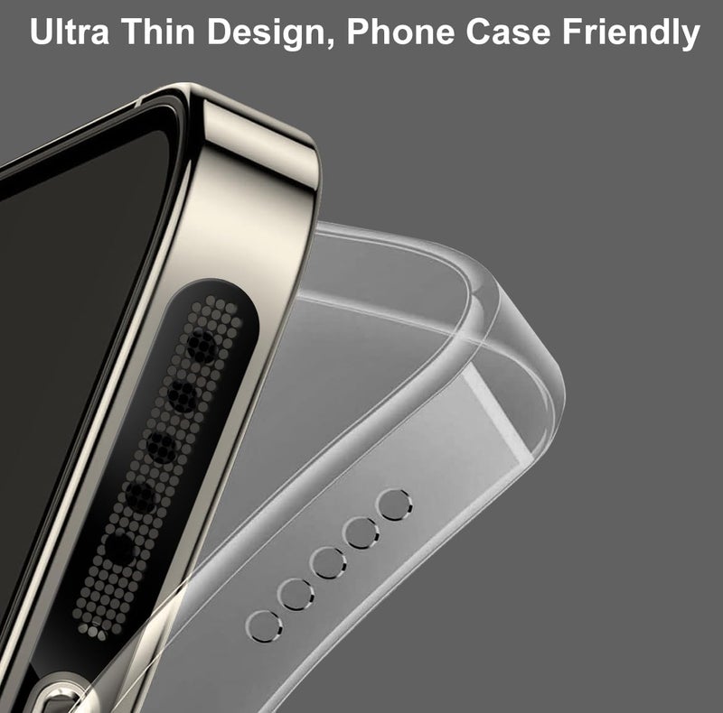 Limvory USB C Dust Plug, for iPhone 17 Pro Speaker Dust Cover Anti Dust Cover Protector Cap – Black - Image 5